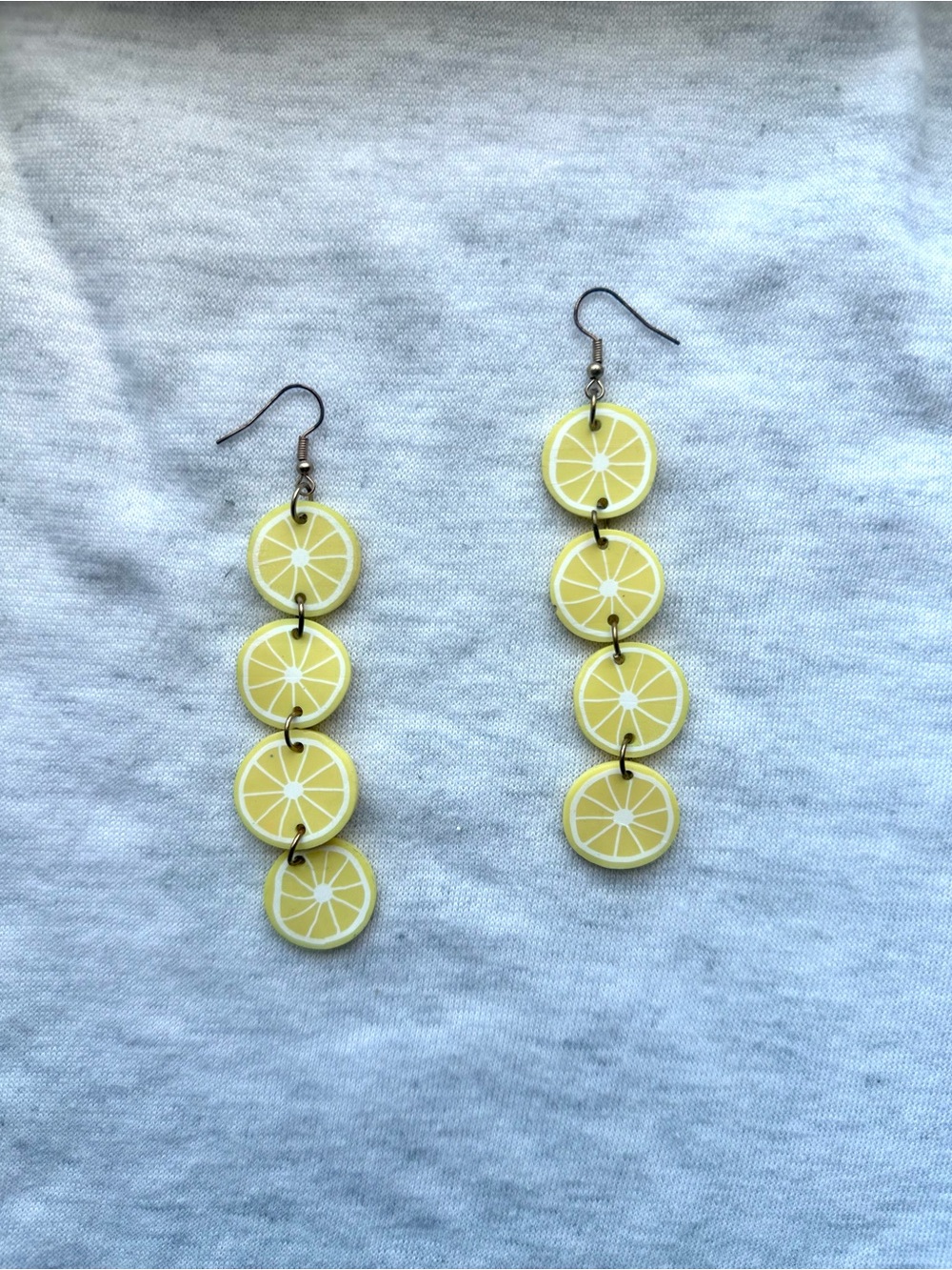 Lemon Slice Dangle Earrings